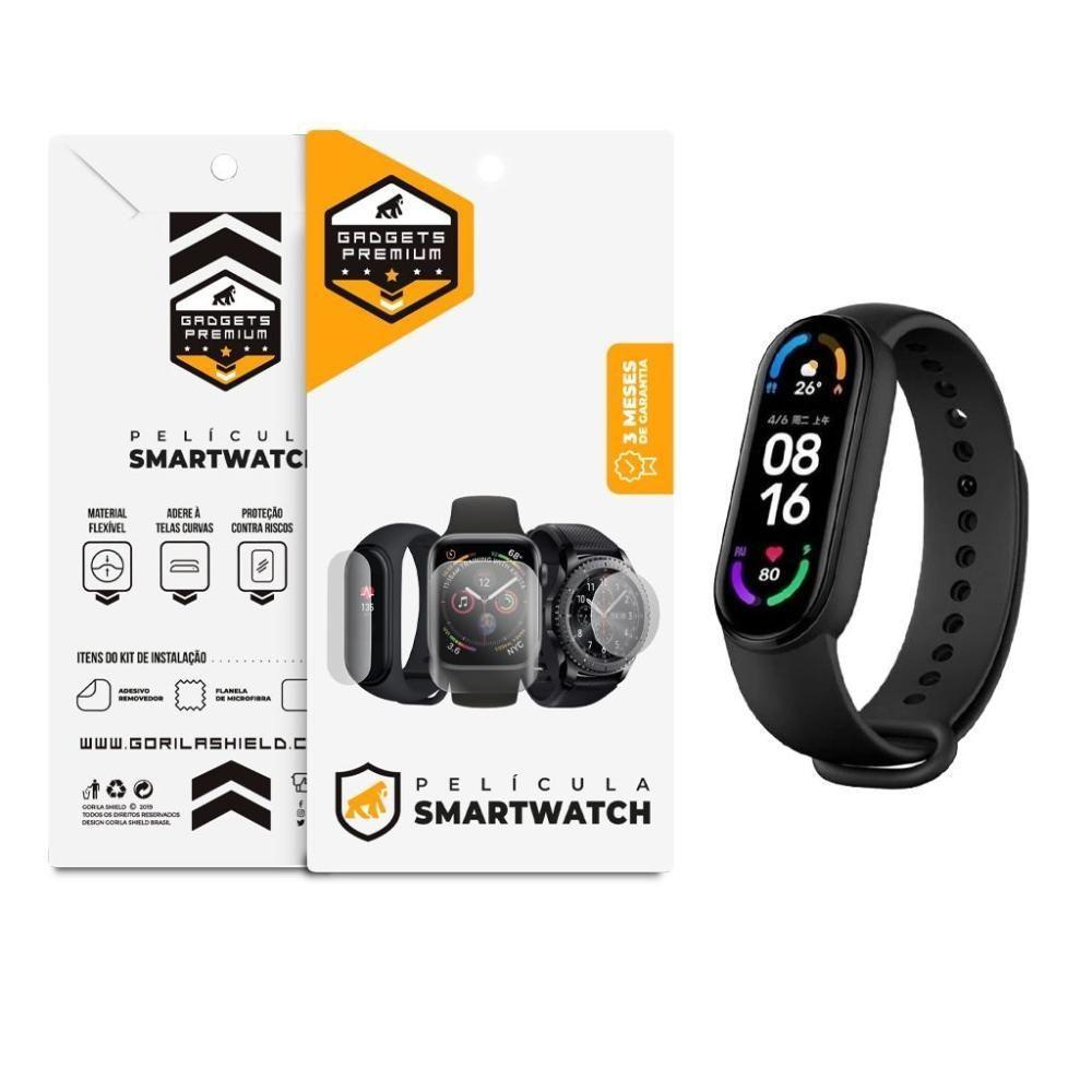 Película De Nano Gel Dupla Para Xiaomi Mi Band 6 - Gshield - 1