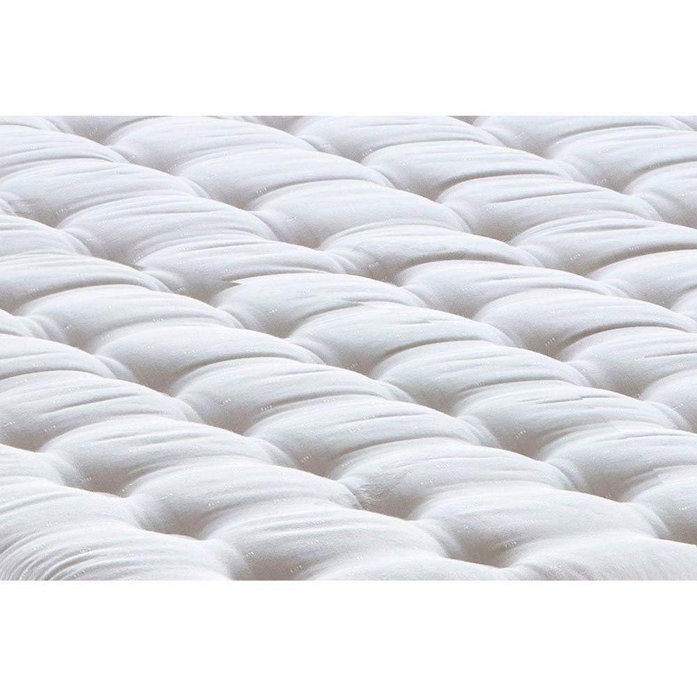 Cama Box Baú King: Colchão Molas Ensacadas Castor+Base Black(193X203) - 2