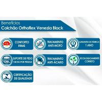 Cama Box Casal: Colchão Molas Bonnel Orthoflex Venezia + Base CRC Suede Gray(138x188) - 5