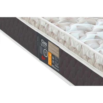 Cama Box King: Colchão Molas Ensacadas Castor Pocket Class Híbrido + Base CRC Suede Black(193x203)