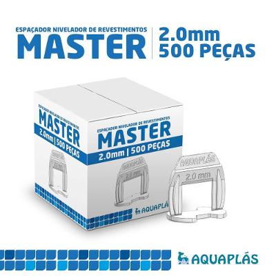 Nivelador Espaçador Para Porcelanato, Pisos E Revestimentos Linha Master 2,0mm Aquaplas - Pacote 500 Peças