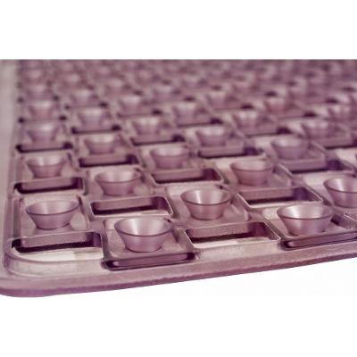 Tapete Flexivel Pvc Rosa 64x39cm Aquaplas