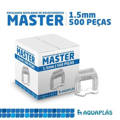 Nivelador Espaçador Para Porcelanato, Pisos E Revestimentos Linha Master 1,5mm Aquaplas - Pacote 500 Peças