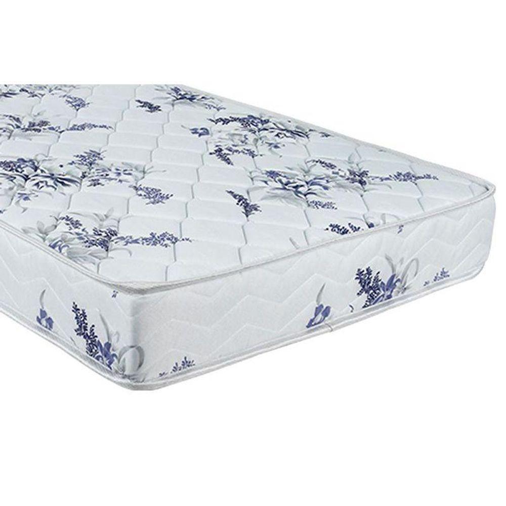 Cama Box Casal: Colchão Espuma Luckspuma D28 Celebrity + Base CRC Courano White(138x188) - 3