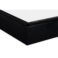 Cama Box Baú Solteiro Universal Suede Black (88x188x35) - Costa Rica - 4