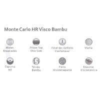 Cama Box Queen: Colchão Molas Ensacadas Herval MasterPocket Monte Carlo HR Visco + Base CRC Courano Branco(158x198) - 7