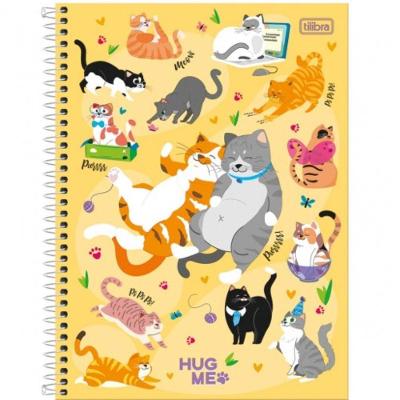 Caderno Espiral Capa Dura Universitário Hug Me 80 Folhas Tilibra Estampa 7