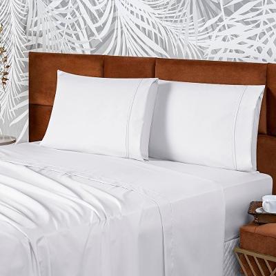 Jogo De Lençol Conforto Padrão 3 Peças Micropercal 200 Fios C- Elástico - Branco