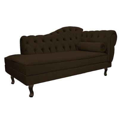 Diva Recamier Diana 160cm Lado Esquerdo Corano Marrom
