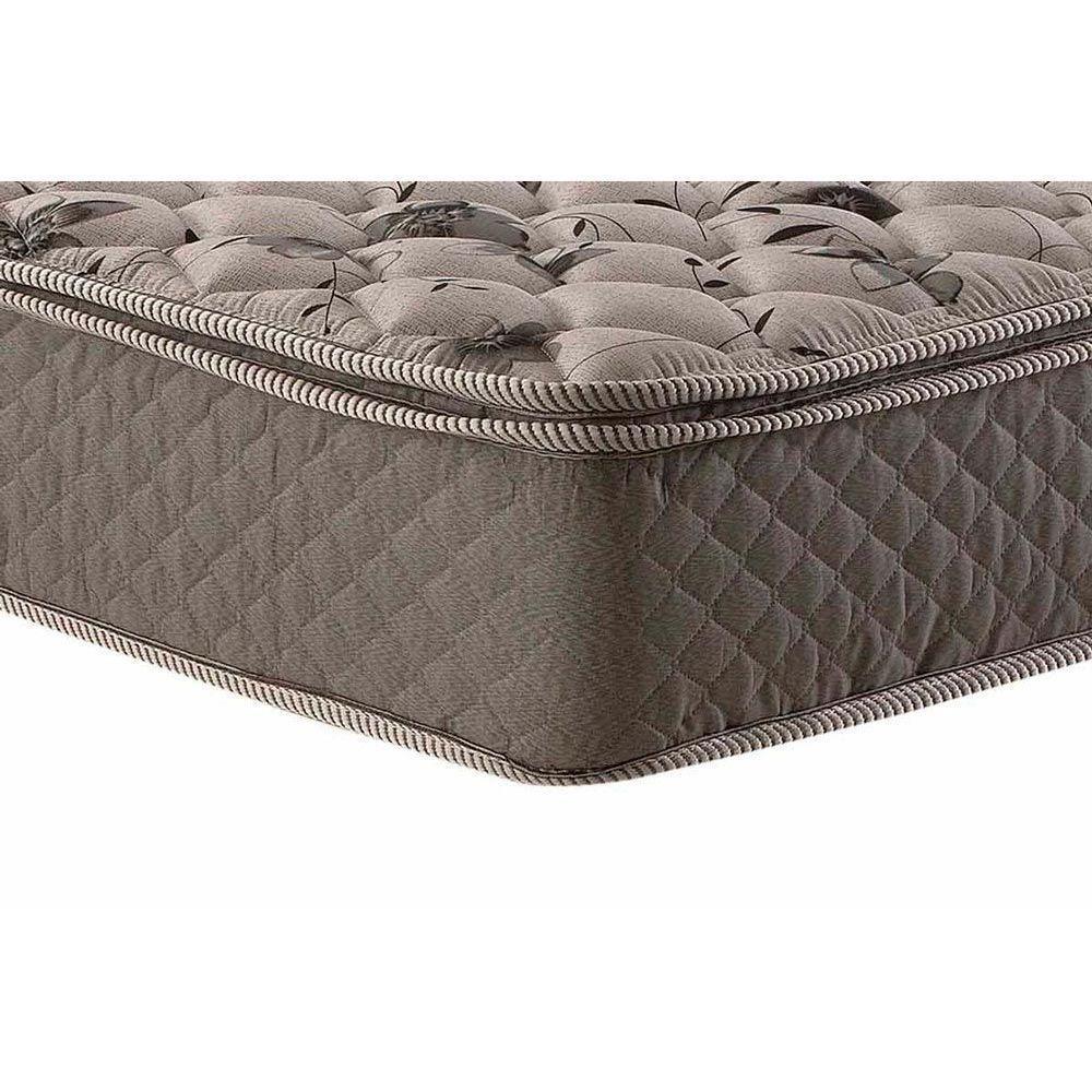 Cama Box Solteiro: Colchão Ortopédico Herval Ag65 Fort + Base Crc Suede Clean(88X188) - 2