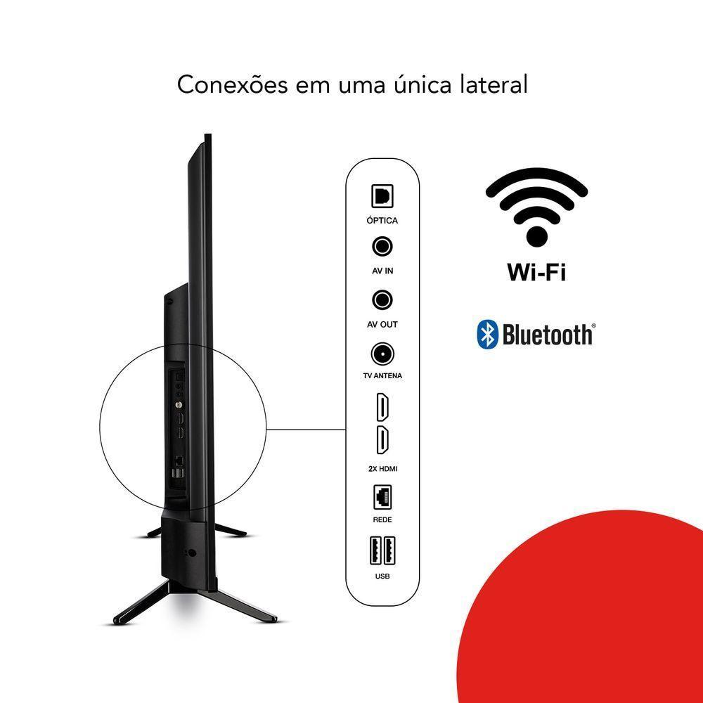 Smart Tv Aiwa Android, Full Hd, Comando De Voz, Dolby Audio, borda Infinita Aws-tv-43-bl-02-a Bivolt - 9