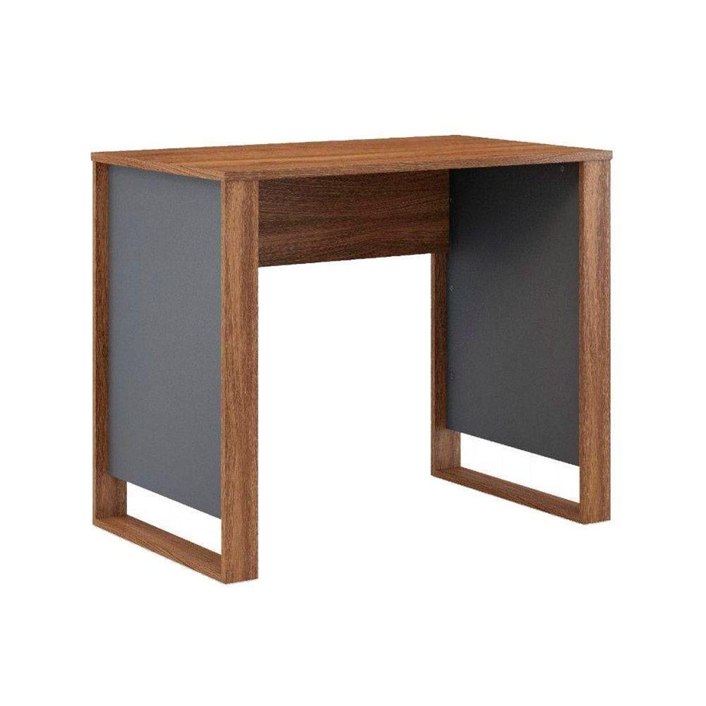 Mesa de Computador Office Morada Avena/Grafito - Demóbile - 1