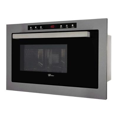 Micro-ondas de Embutir Fischer Infinity 25L com Dourador Grill Inox 220V