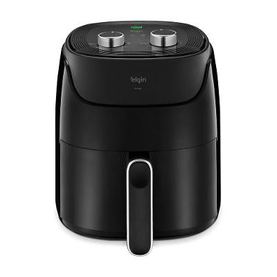 Fritadeira Elétrica Air Fryer Elgin Air Fácil 4L 1400W com Cesto Removível Preto 110V