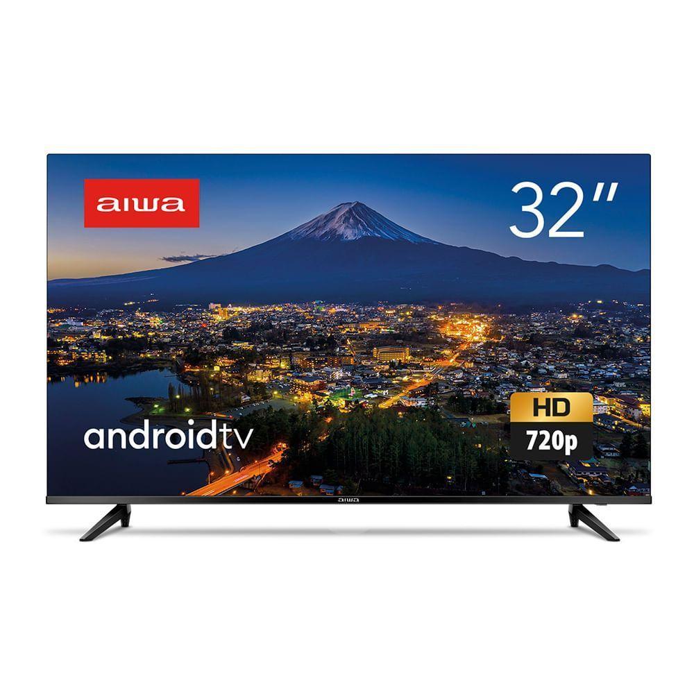 Smart Tv Aiwa 32? Android, Hd, Comando De Voz, Dolby áudio, Hdr10 - Aws-tv-32-bl-02-a Tv 32 Android - 1
