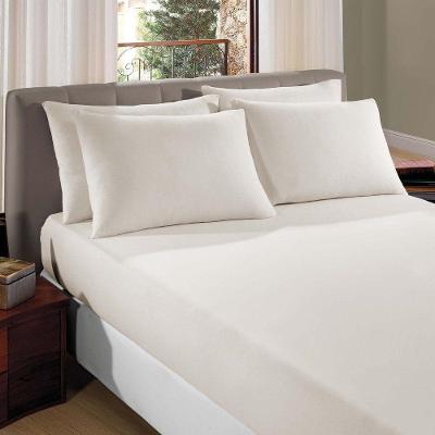 Lençol Solteiro Liverpool Com Elástico Avulso 1 Peça Tecido Malha Fio 30/1 Penteado 100% Algodão - Marfim