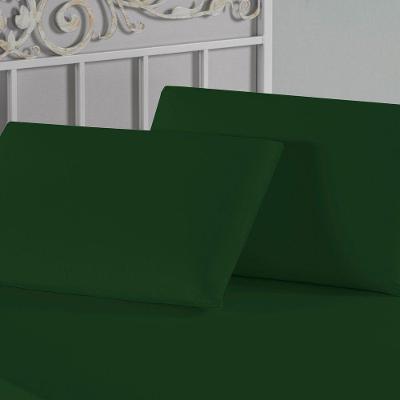 Fronha Nobre 1 Peça 50cm X 70cm Malha 100% Algodão - Verde-bandeira