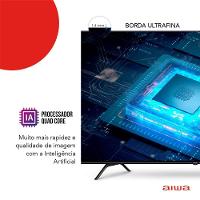 Smart TV AIWA 55” Android 4K Borda Ultrafina Dolby Vision&Atmos AWS-TV-55-BL-01-A - 3