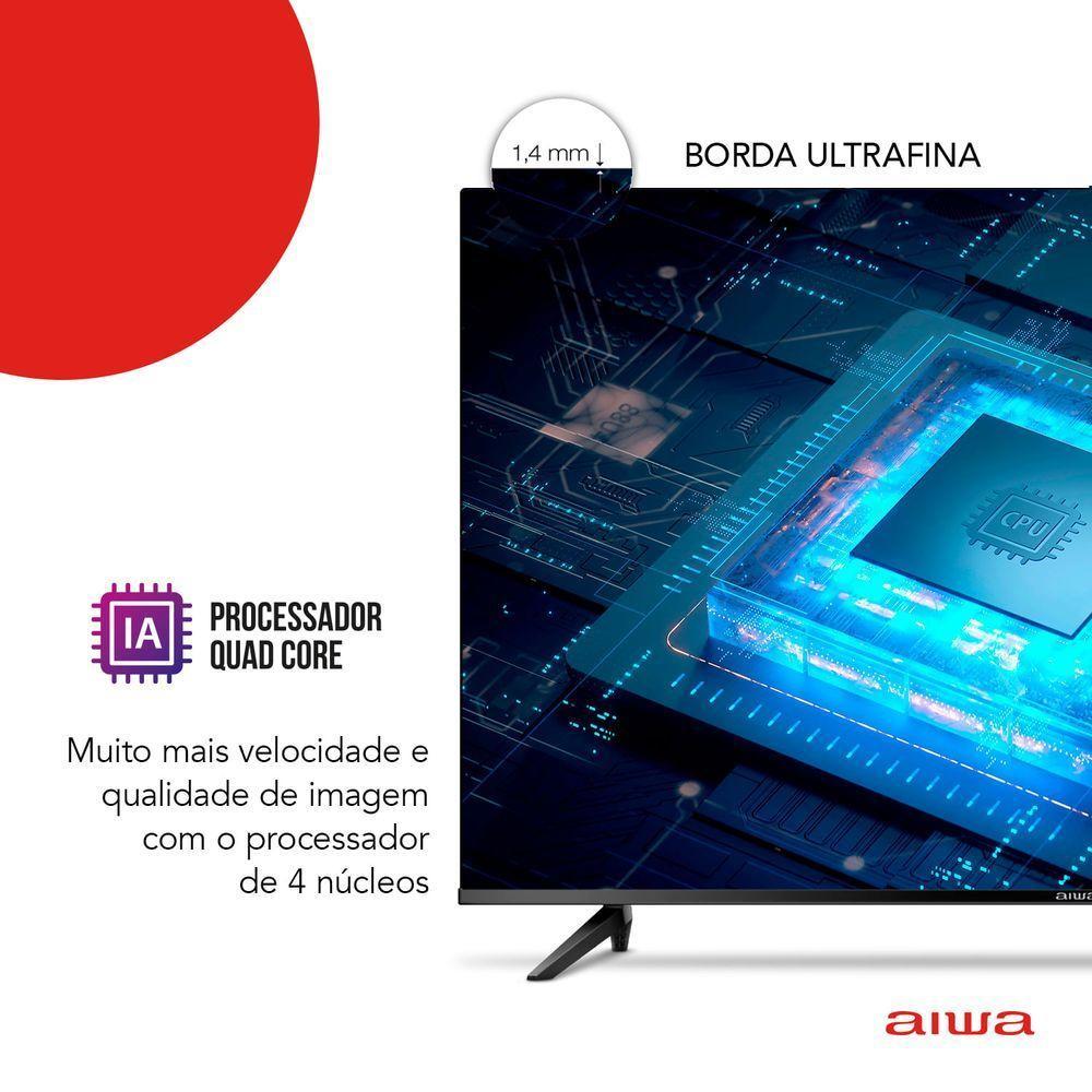 Smart TV Aiwa 50” Android 4k Comando de Voz Dolby Áudio Hdr10 AWS-TV-50-BL-02-A - 3