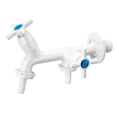 Torneira Abs Para Tanque E Máquina De Lavar Plastilit Branca