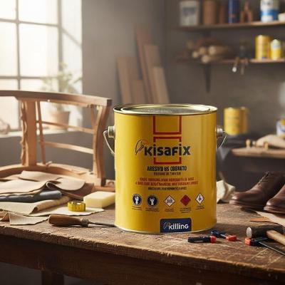 Cola De Contato Kisafix Galão 2,8l – Adesivo De Alta Aderência Para Uso Industrial E Artesanal