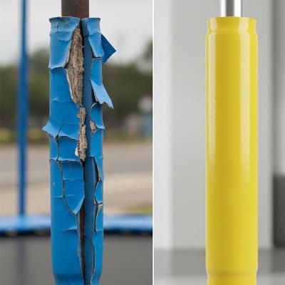 Isotubo Blindado 1,3m – Proteção Para Camas Elásticas E Piscinas De Bolinhas Espuma Revestida Amarelo