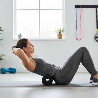 Rolinho De Academia Grande – Suporte Para Alongamento, Pilates E Fisioterapia 15x8cm E 20x10cm 15x8