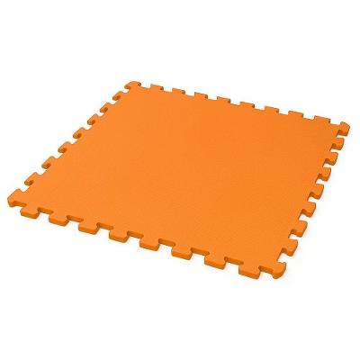 Piso Eva Tatami Central Espumas 100x100x1cm E 50x50x1cm – Antiderrapante, Alta Densidade 100x100cm Laranja