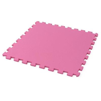 Piso Eva Tatami Central Espumas 100x100x1cm E 50x50x1cm – Antiderrapante, Alta Densidade 100x100cm Rosa