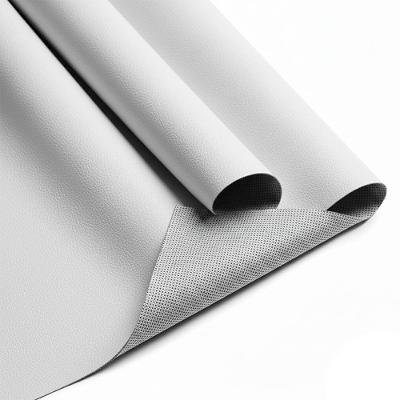 Tecido Casco 140cm – Courvin Sintético Durável Para Estofados, Móveis E Decoração PVC E Substrato Branco