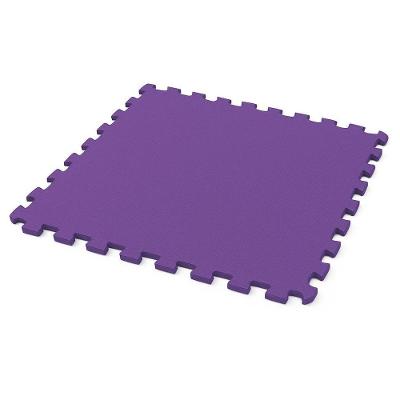 Piso Eva Tatami Central Espumas 100x100x1cm E 50x50x1cm – Antiderrapante, Alta Densidade 100x100cm Roxo