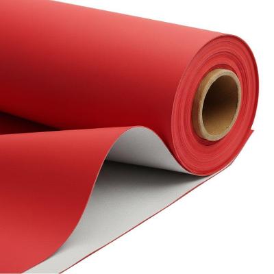 Tecido Banner Bagum Fosco 1m Pvc Impermeável Resistente Capas Banners Revestimentos Vermelho