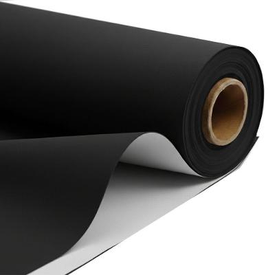 Tecido Banner Bagum Fosco 1m Pvc Impermeável Resistente Capas Banners Revestimentos Preto