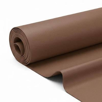 Tecido Corano Dt 140cm – Pvc Sintético Resistente E Maleável Para Estofados E Móveis Marrom 2821
