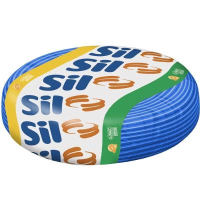 Cabo Flexsil de Cobre Pocket Pack 6mm² 750 Volts Azul com 25 Metros 00993.202.004.3.06 Sil Cabo