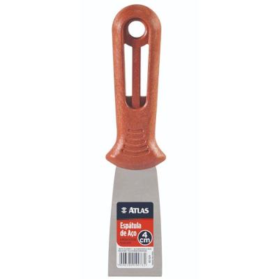 Espátula de Aço 4cm Carbono com Cabo Plástico 175-4 Pincéis Atlas Espátula de Aço Carbono com Ca
