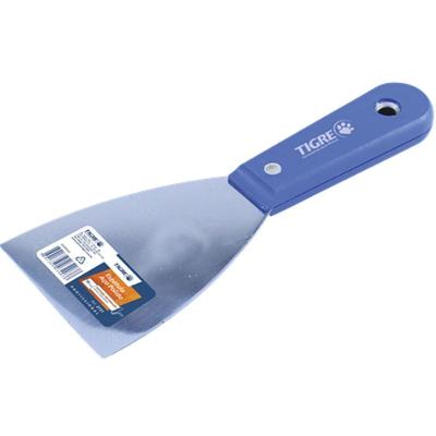 Espátula Em Aço Polido 21514 com 4 62151016 Pinceis Tigre Espátula Em Aço Polido 21514 de 4