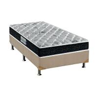 Cama Box Solteiro: Colchão Anatômico Probel D45 Firmepedic Advanced Tech2000 + Base CRC Suede Clean(88x188) - 1