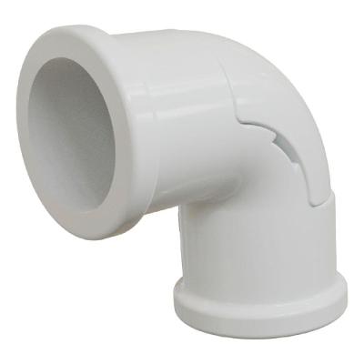 Cotovelo Para Eletroduto com Tampa Vigia Em Pvc Sem Rosca Branco 1-2 E015310010 Wetzel Cotovelo