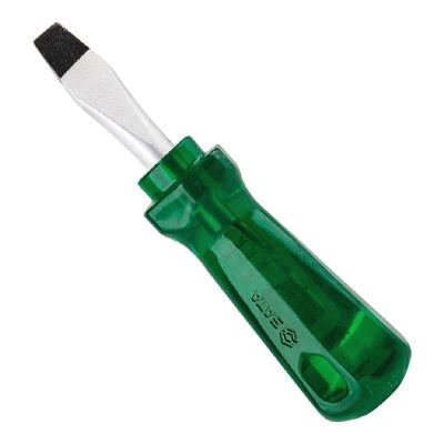 Chave de Fenda com Cabo Pvc Translúcido Verde 5-16 X 5 St61352 Sata Chave de Fenda com Cabo Pvc