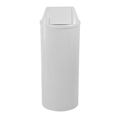 Lixeira Plástico Branco com Tampa Vai E Vem Branco de 50 Litros Eb27b Jsn Cesto Plástico com Tam