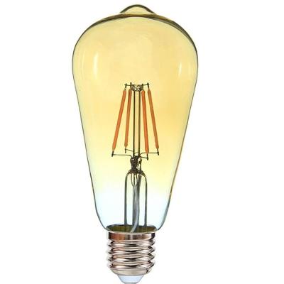 Lâmpada Vintage Led Pera de 4 Watts E 2400k 05335 Ourolux Lâmpada Vintage Led Pera St64 4w Bivol