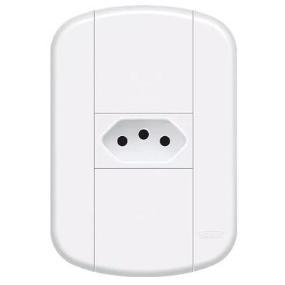 Conjunto Tomada Padrão 2p+t 20a com Capa 4x2 Blanc+ 11239164 Fame Conjunto Tomada Padrao 2p+t 20