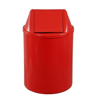 Lixeira Plástico com Tampa Vai E Vem de 12 Litros Vermelho Eb9v Jsn Cesto Plástico Vermelho Com