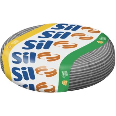 Cabo Flexsil de Cobre 2,50mm 750 Volts Cinza com 100 Metros 00003.018.008.1.06 Sil Cabo Flexsil