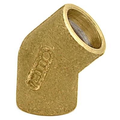 Cotovelo 45° de Latão com Solda B15xb15 02.9.36.0022.02 Ramo Cotovelo 45° de Latão com Solda B15