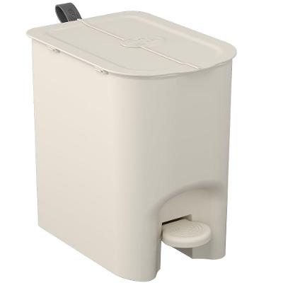 Lixeira Borboleta com Pedal 6 Litros Light Gray com Alça 10660-0468 Coza Lixeira Borboleta C- Pe