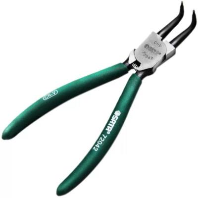 Alicate Para Anéis Internos Curvo 7 19