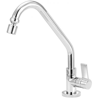 Torneira Para Cozinha Clean 1-4 de Volta Bica Móvel C62 Cromada de Mesa Vtm620cwb Esteves Tornei