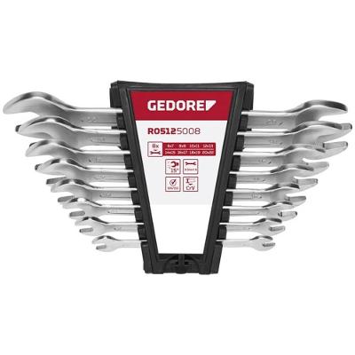 Jogo de Chave Fixa de 1-4 A 1.1-4 com 8 Peças 3365214 Gedore Red Jogo de Chave Fixa de 1-4 A 1.1